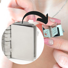 Custom Engraved Book Necklace