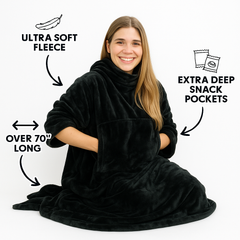 Reading Blanket With Sleeves