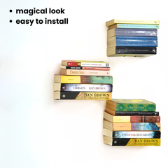 Floating Bookshelf - 2 Pack