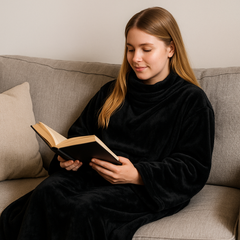 Reading Blanket With Sleeves